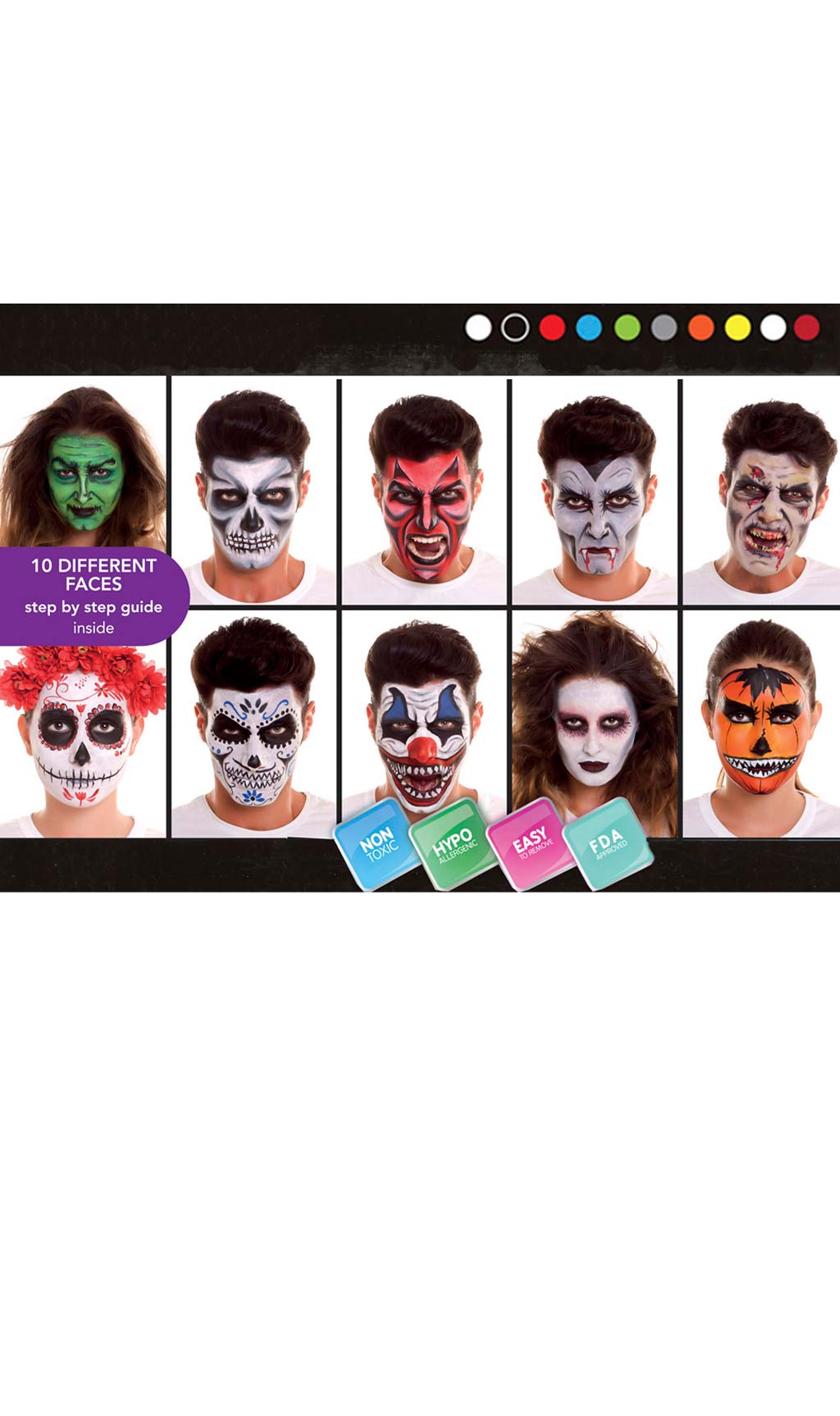 Kit de Maquillaje de Halloween