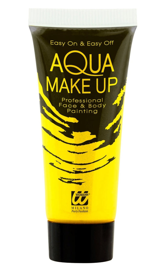 Maquillaje Amarillo Neón