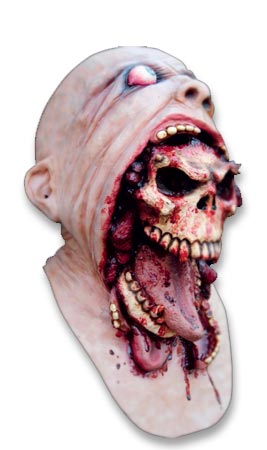 Máscara de látex Alien Charlie