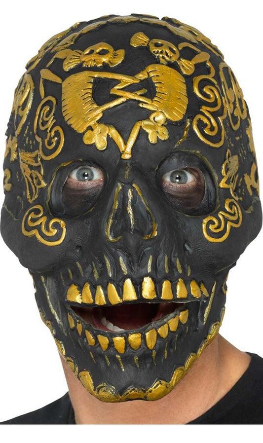 Máscara de Calavera Negra