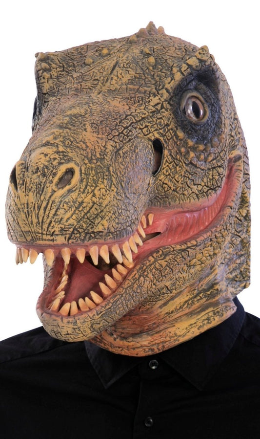 Máscara de látex de Dinosaurio Hambriento