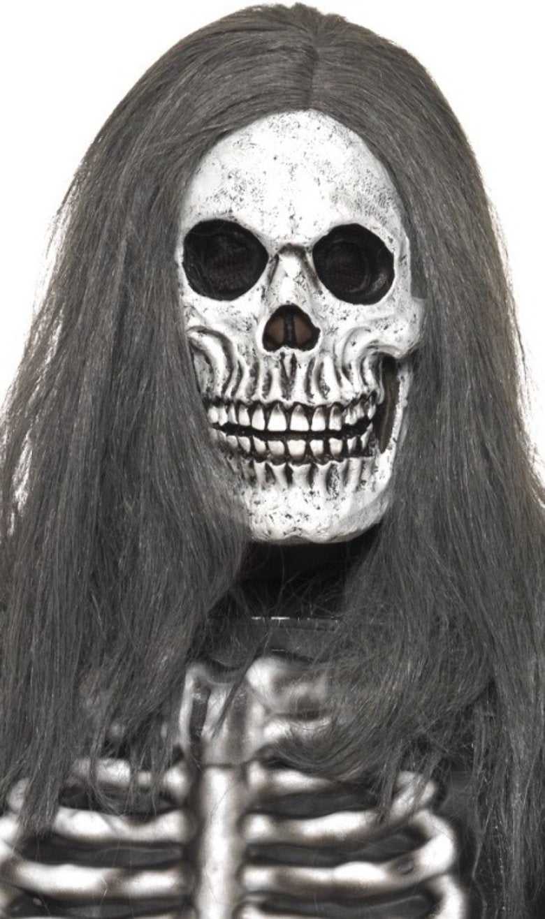 Máscara de Esqueleto con Pelo