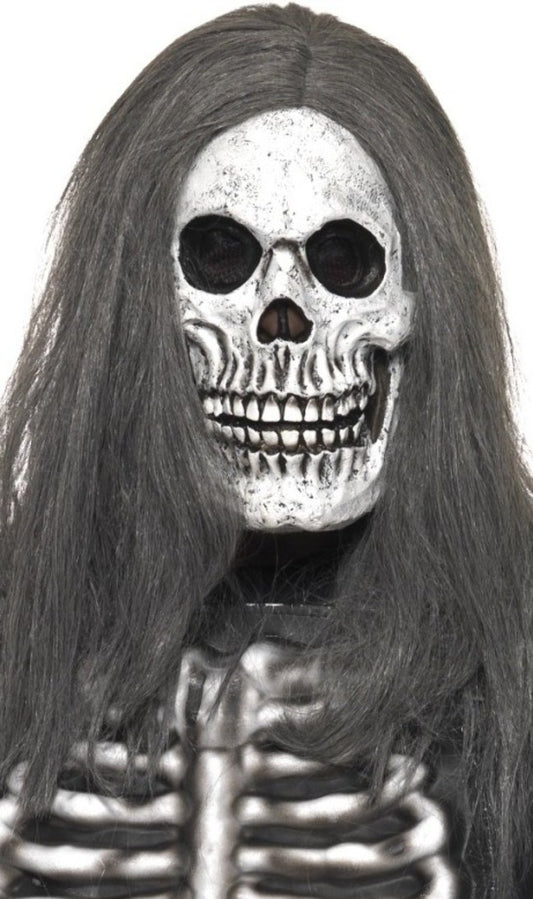 Máscara de Esqueleto con Pelo