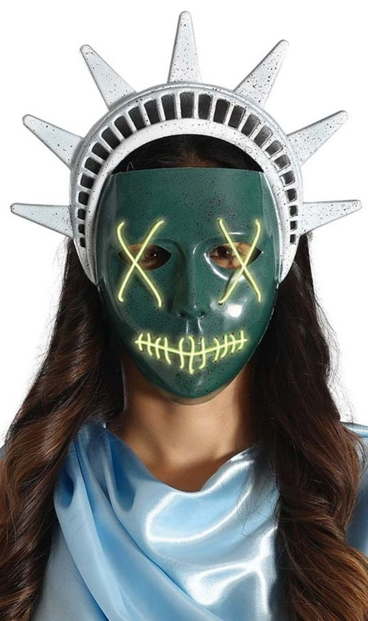 Máscara de La Purga Libertad con Luz