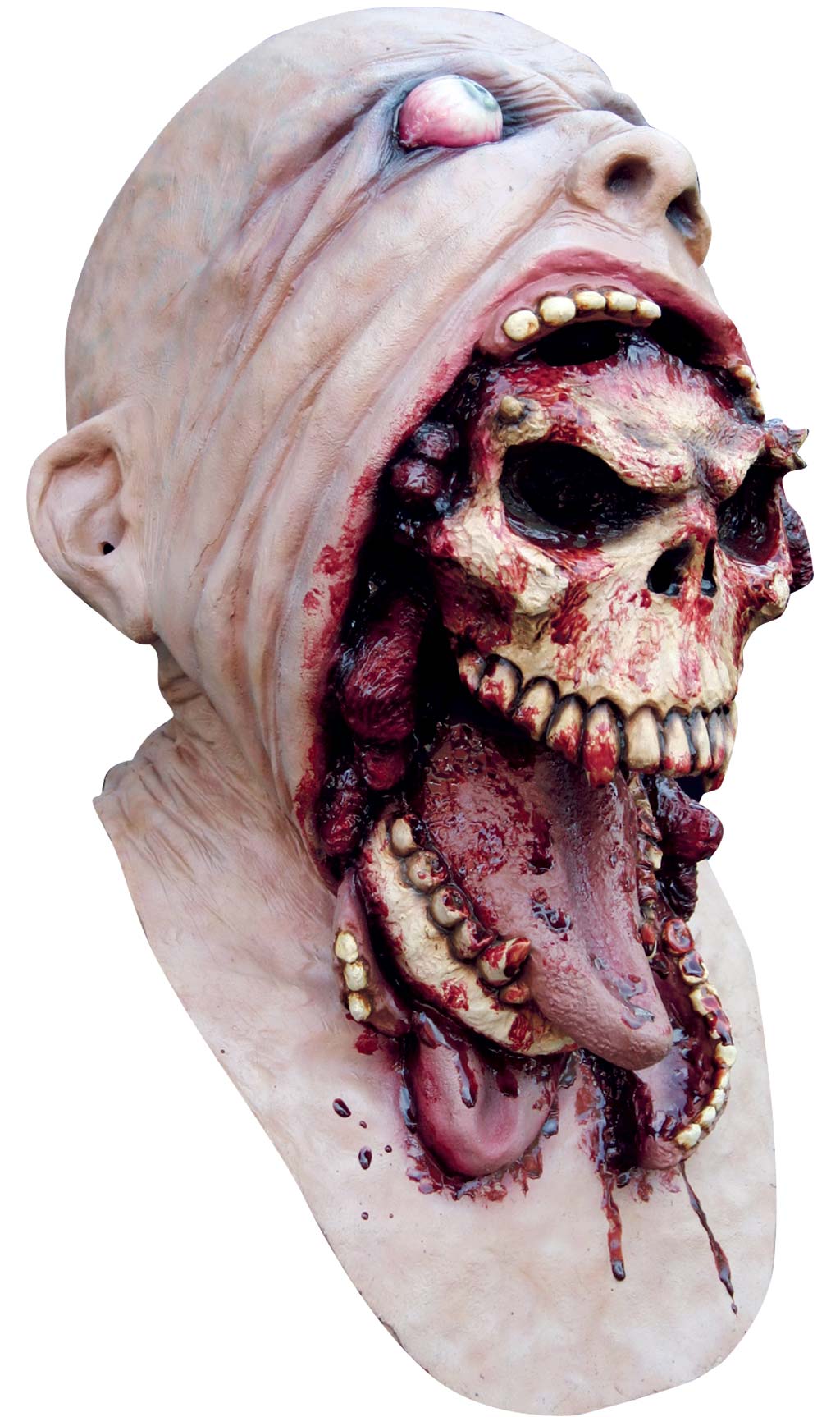 Máscara de látex Alien Charlie
