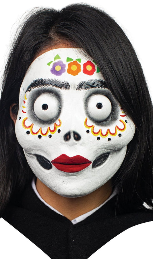 Máscara de látex Catrina Pintora
