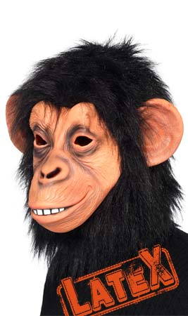 Máscara de látex Chimpancé Sonrisa