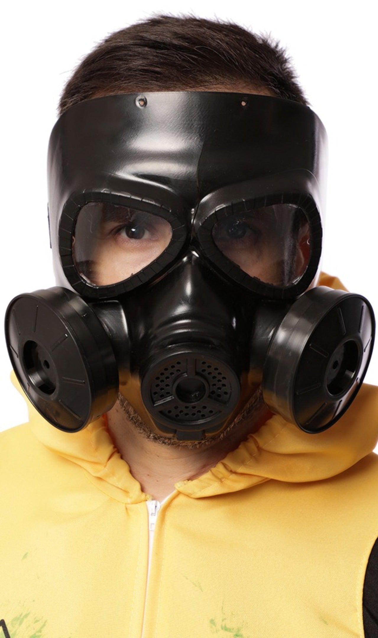 Máscara de látex de Gas Negra
