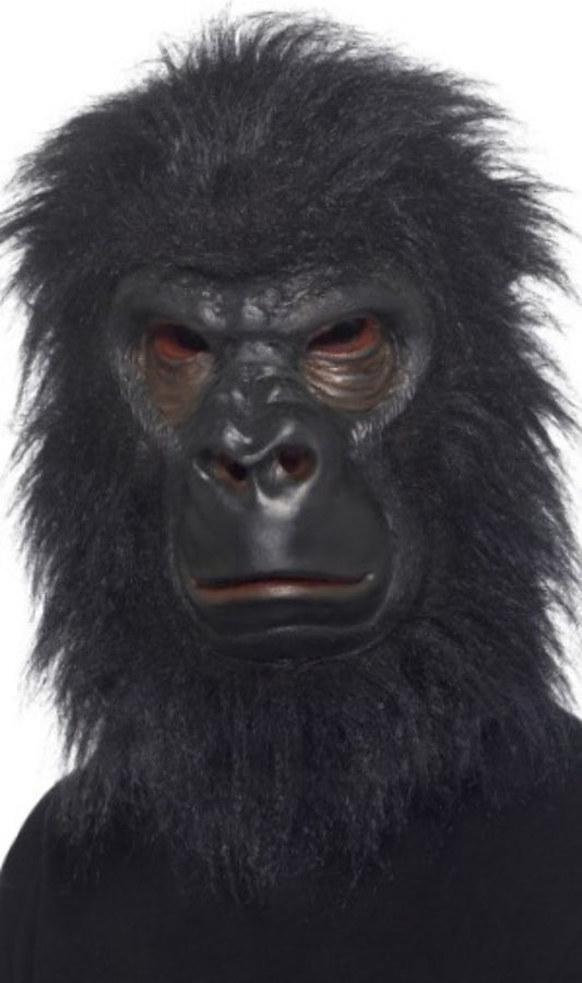 Máscara de Látex de Gorila Negro