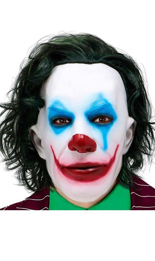 Máscara de látex de Joker Perverso