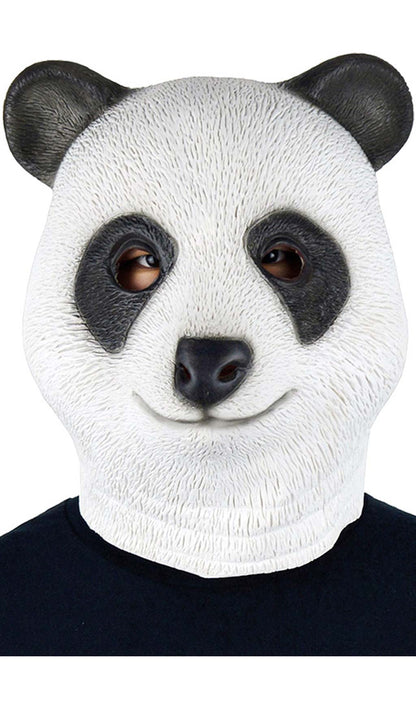 Máscara de látex de Oso Panda