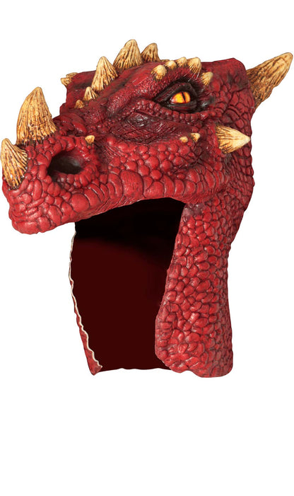 Máscara de látex Dragón Rojo