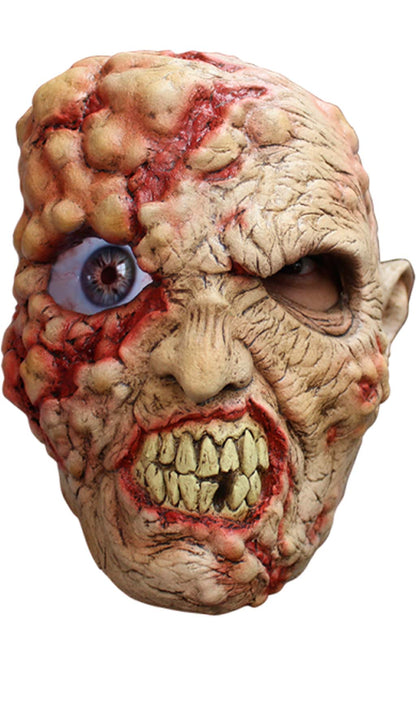 Máscara de látex Zombie Loco Animada