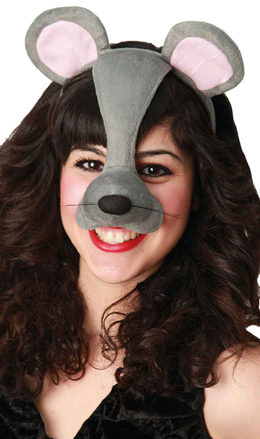 Máscara de Ratoncito Gris