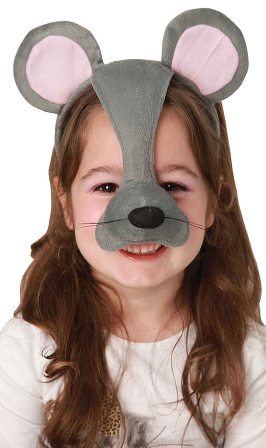 Máscara de Ratoncito Gris