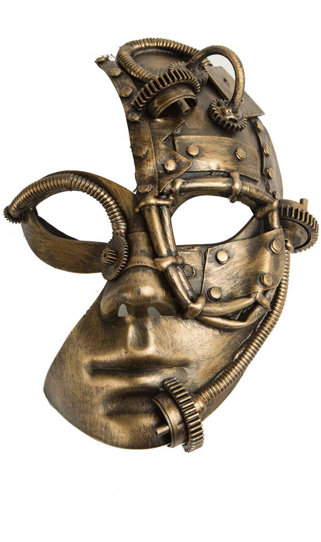 Máscara de Steampunk Medialuna