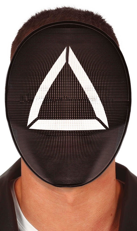 Máscara Juego del Calamar Triángulo PVC