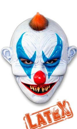 Máscara de látex Clown Psyco
