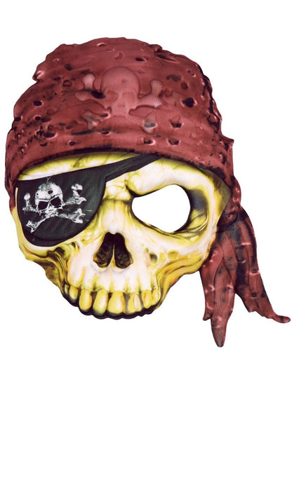 Máscara Pirata Zombie Eva infantil