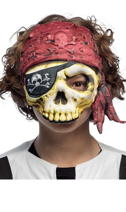 Máscara Pirata Zombie Eva infantil