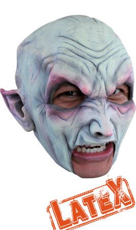 Máscara de látex Vampiro Blanco