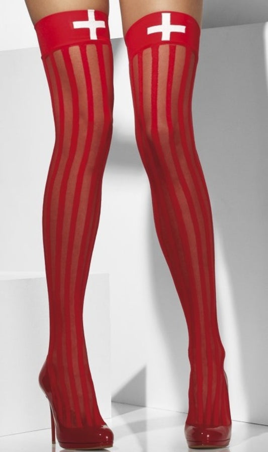 Medias de Enfermera Rojas