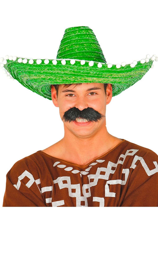 Sombrero Mexicano de Paja Verde