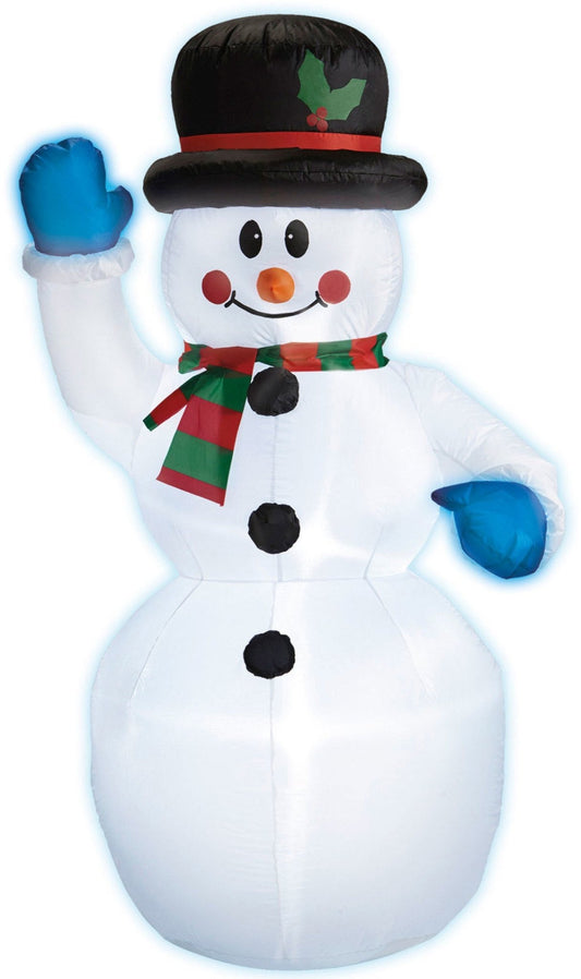 Muñeco Nieve Luminoso Hinchable