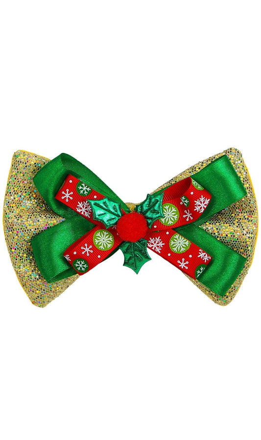 Pajarita Dorada Navideña