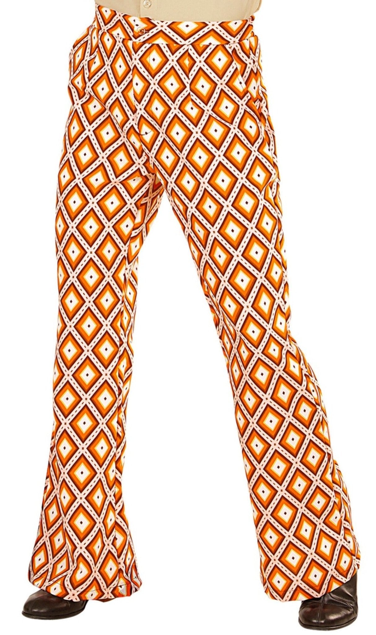Pantalón de Años 70 Naranja para hombre I Don Disfraz