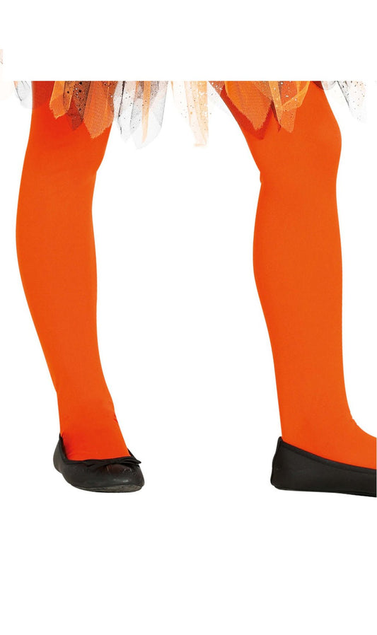 Panty Naranja Basic infantil I Don Disfraz