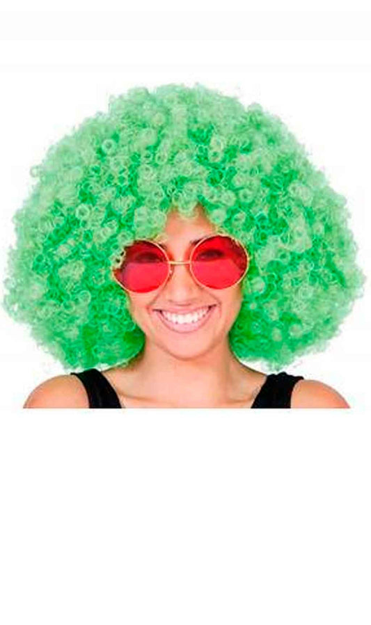 Peluca Afro Jumbo Verde