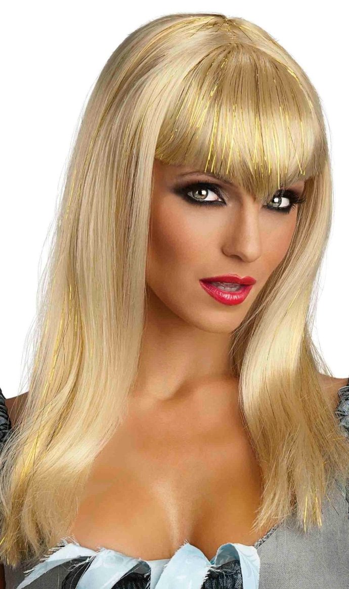 Peluca de Vampiresa Traviesa Rubia