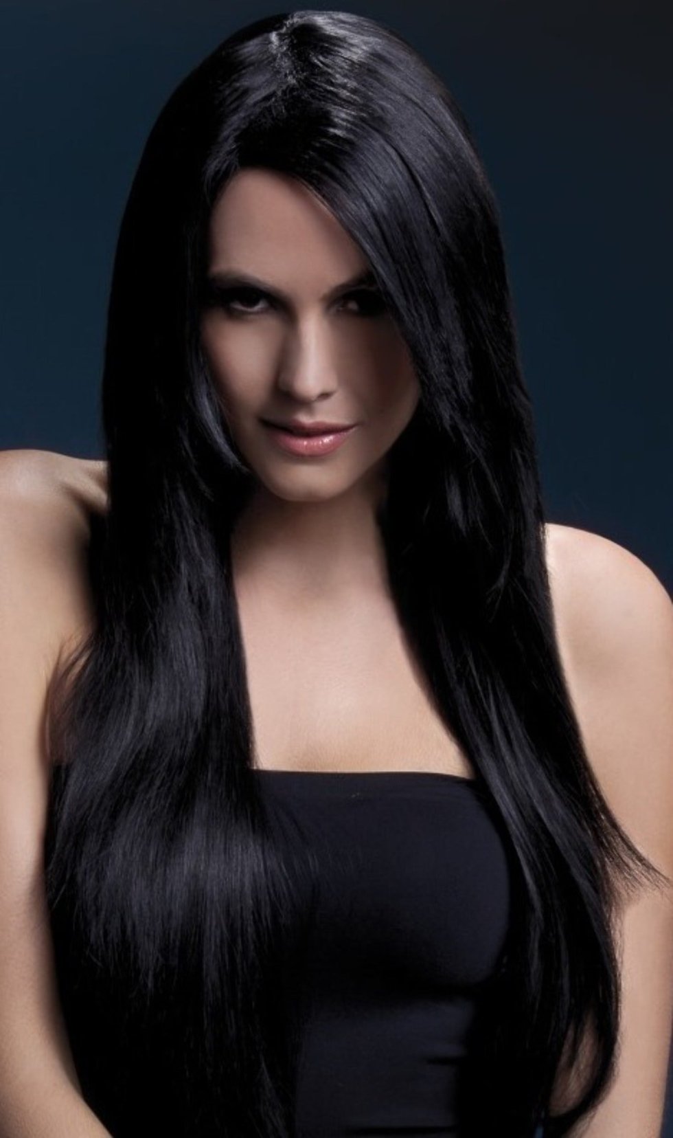 Peluca Negra Amber