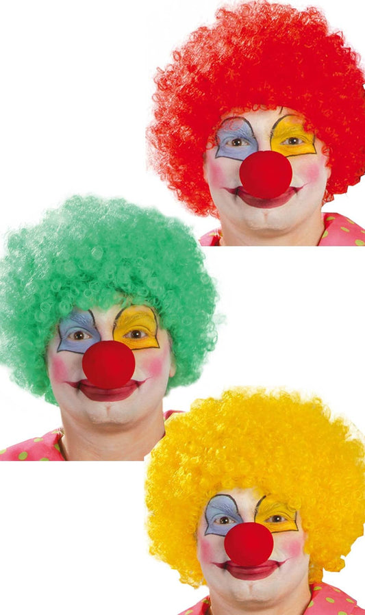 Peluca Payaso Varios Colores