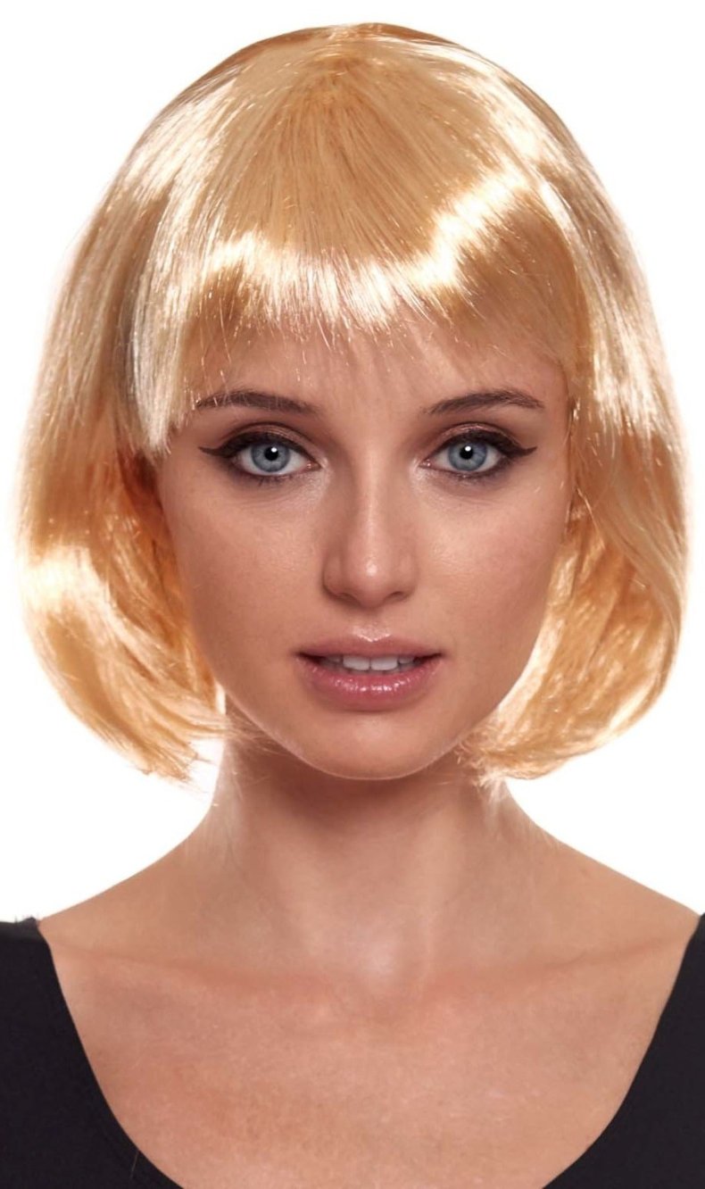 Peluca Rubia Corta Raffaella