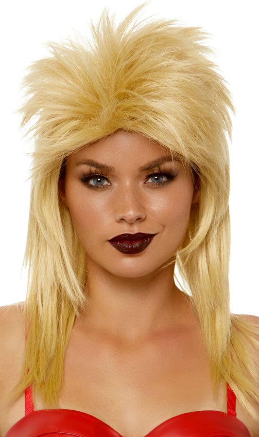 Peluca Rubia Rockstar Deluxe