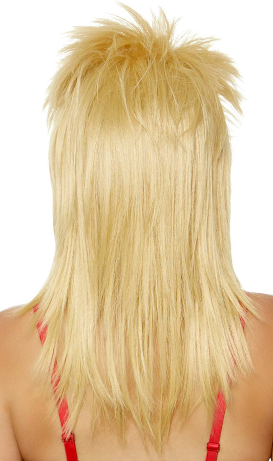 Peluca Rubia Rockstar Deluxe