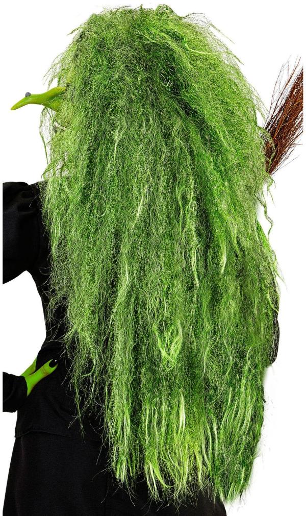 Peluca Verde Encrespada