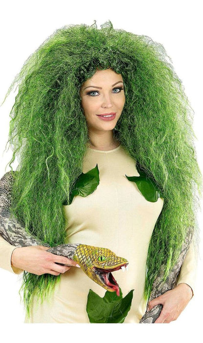 Peluca Verde Encrespada