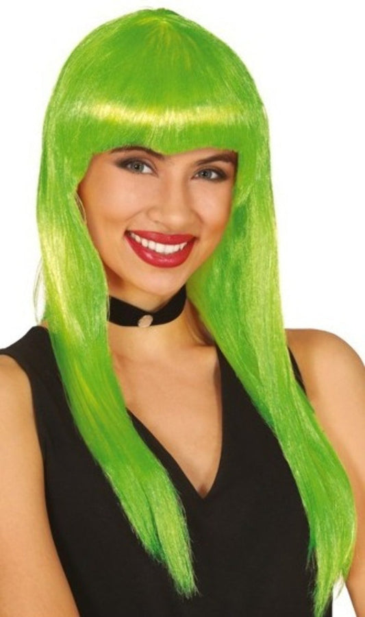 Peluca Verde Melena Eco
