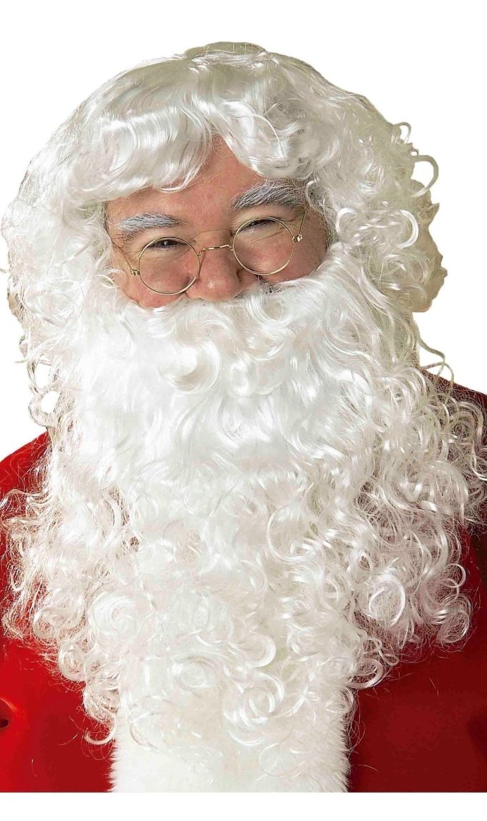 Peluca y Barba Eco de Papá Noel