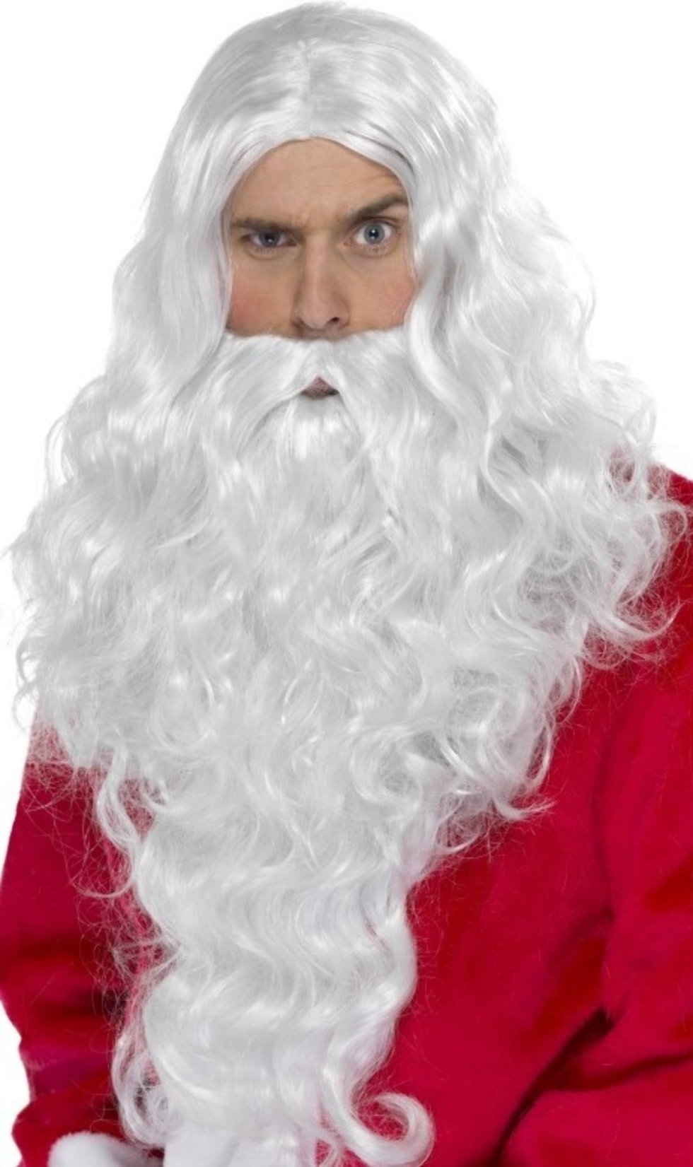 Peluca y Barba Larga de Papá Noel