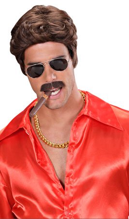 Peluca y Bigote Playboy
