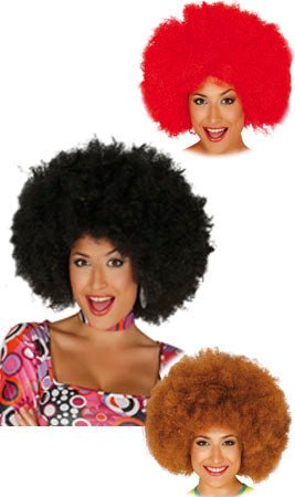 Peluca Afro Maxi Colores