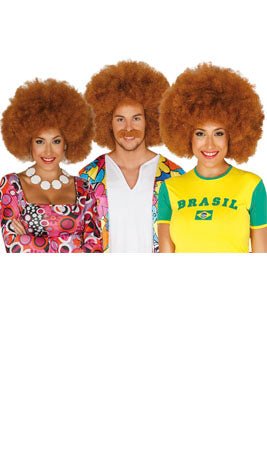 Peluca Afro Maxi Colores