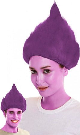 Peluca Troll Morada
