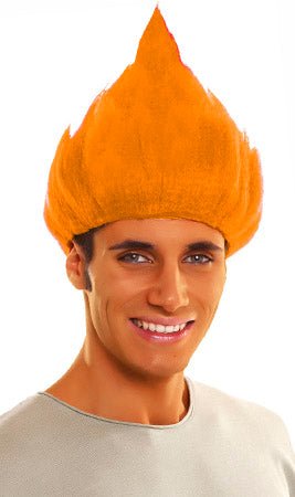 Peluca Troll Naranja