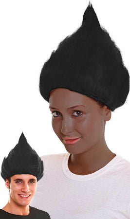 Peluca Troll Negra
