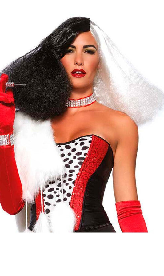 Peluca de Cruella Luxury